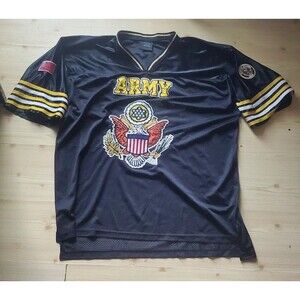 US Army Football Jersey Size 2XL America flag patriotic military USA